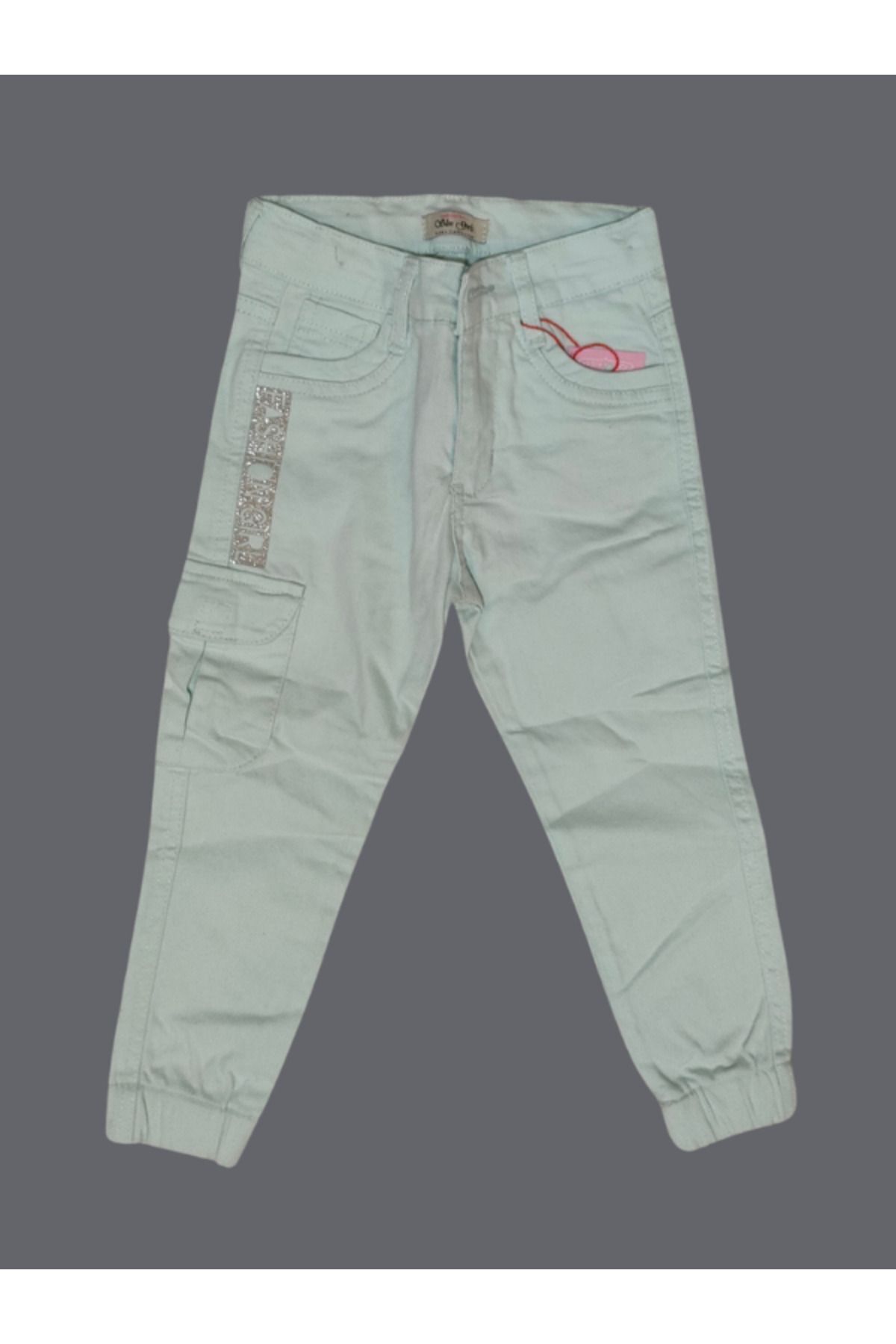 Likralı Kız Çocuk Pantolonu 5 Yaş - FASİON YEŞİL