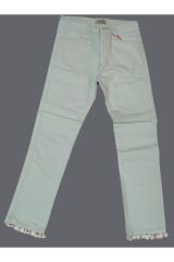 Likralı Kız Çocuk Pantolonu 4 Yaş - PONPON YEŞİL