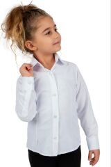 Kız Çocuk Gömlek 7 Yaş - Beyaz