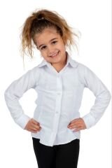 Kız Çocuk Gömlek 8 Yaş - Beyaz