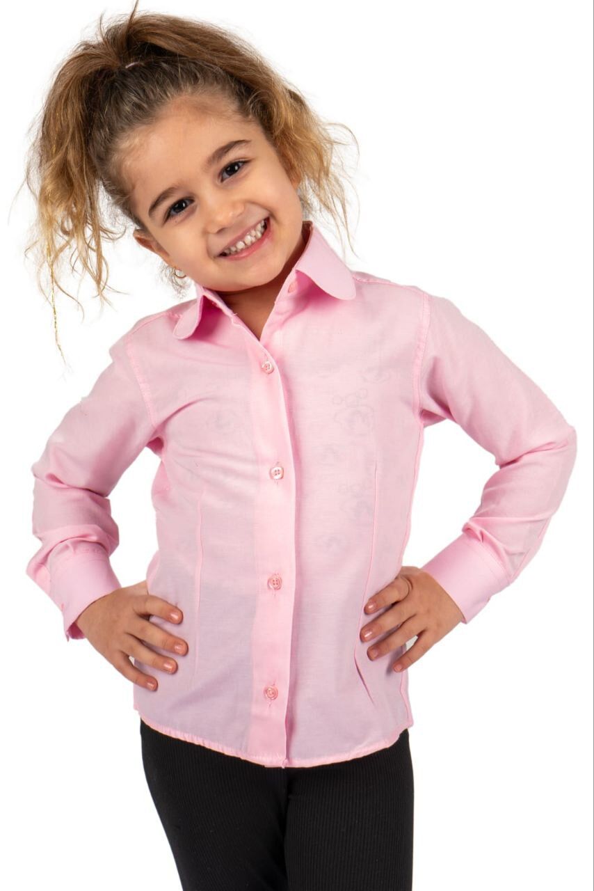 Kız Çocuk Gömlek 4 Yaş - Pembe