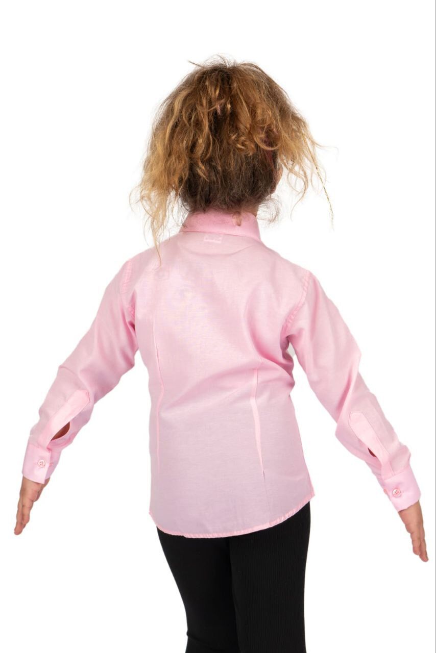 Kız Çocuk Gömlek 14 Yaş - Pembe