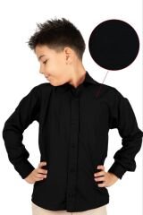 Erkek Çocuk Gömlek 8 Yaş - Siyah