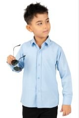 Erkek Çocuk Gömlek 7 Yaş - Mavi