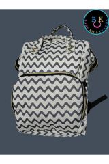 1. Kalite Anne Bebek Bakım Sırt Çantası Termal Biberonluk Ve Bebek Arabası Askı Aparatı Hediye BEYAZ