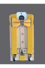 Unisex Askı Papyon Takım SARI