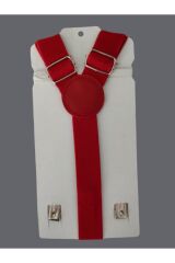 Unisex Askı Papyon Takım KIRMIZIÇİZGİLİ