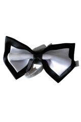 Renkli Çocuk Papyon BEYAZ-SİYAH