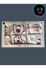 7 Parça Kutulu Kız Bebek Hello Kitty Hastane Çıkış Seti