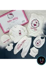 7 Parça Kutulu Kız Bebek Hello Kitty Hastane Çıkış Seti
