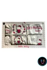 7 Parça Kutulu Kız Bebek Hello Kitty Hastane Çıkış Seti