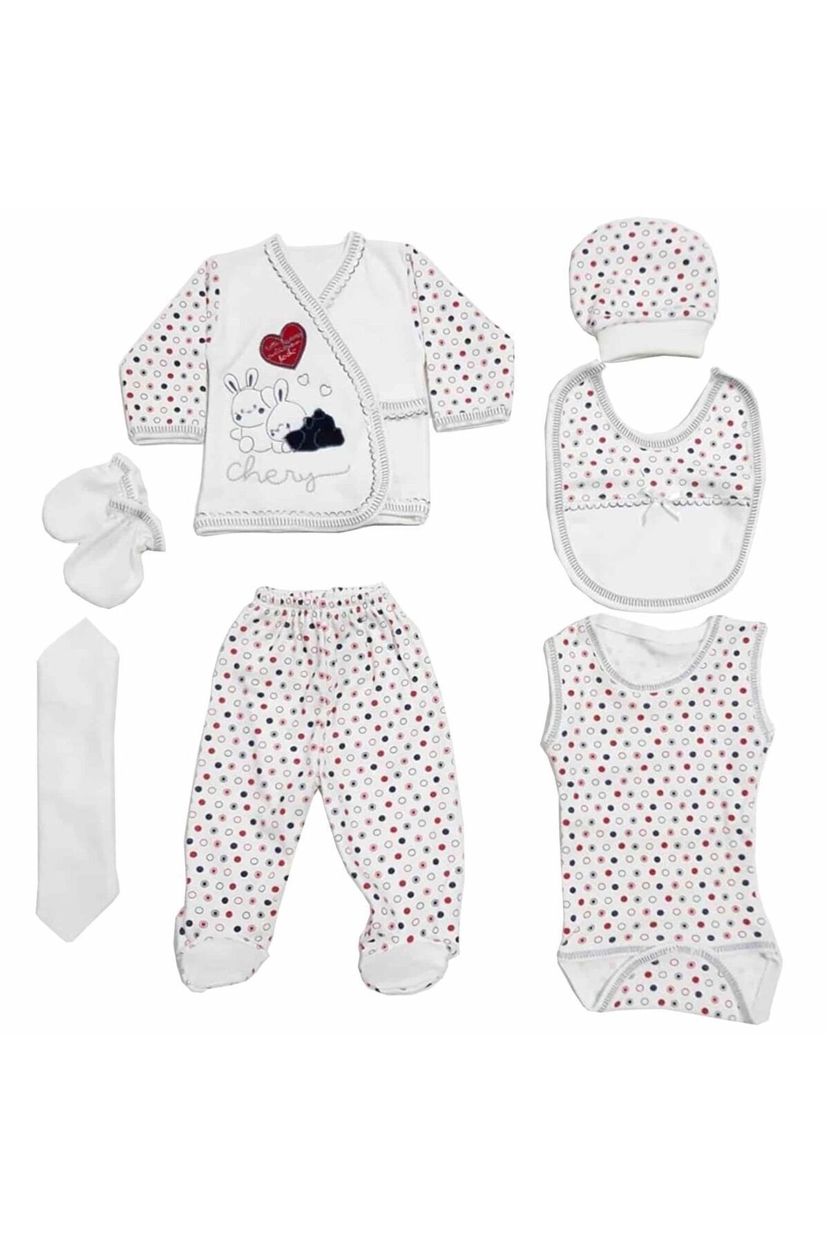 Yenidoğan Bebek 7'Li Hastahane Çıkış Seti Yeni Doğan - LACİVERT