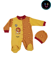 Yenidoğan Taraftar Tulumu 3-AY - Sarı-Kırmızı