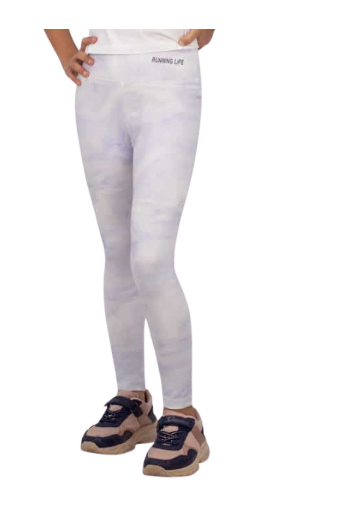 Garson Sporcu Tayt 9-14 Yaş 13 Yaş - Mermer- Lila