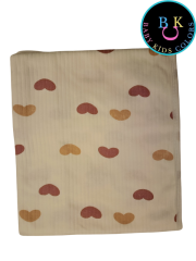 Baskılı bebek battaniyesi 80*90 Çift kat Kahverengi