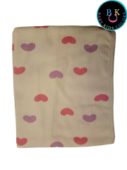 Baskılı bebek battaniyesi 80*90 Çift kat LİLA