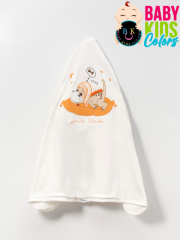 Kutulu - Erkek Yenidoğan Kıyafetleri 10'lu Hastane Çıkış Setleri Sevimli Köpek Nakışlı %100 Pamuk Portakal