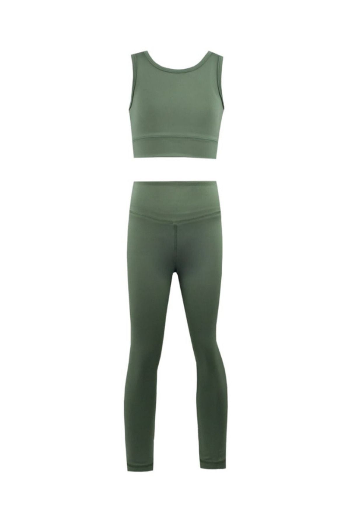 Dalgıç crop takım 9-14 Yaş 12 Yaş - Yeşil