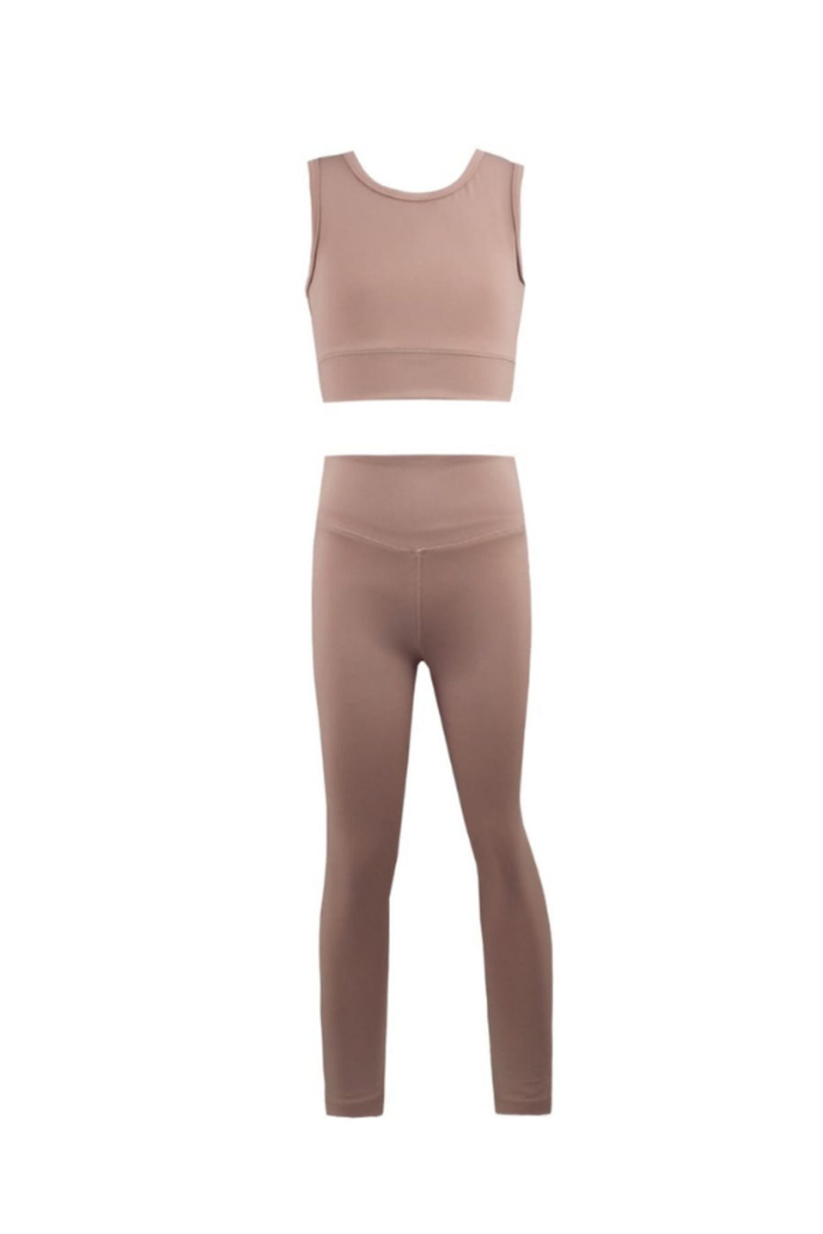 Dalgıç crop takım 9-14 Yaş 10 Yaş - Pudra