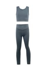 Dalgıç crop takım 9-14 Yaş 12 Yaş - Füme