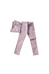 Pantolon Kız Paça Top Püskül 13 Yaş - PEMBE